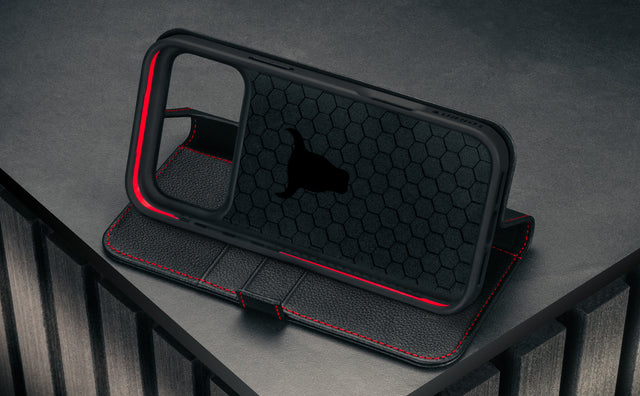 Cover in pelle per iPhone 17 Pro Max (con ricarica MagSafe) Feature Focus