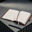 Notepad in the Dark Brown Leather A5 Notebook Cover