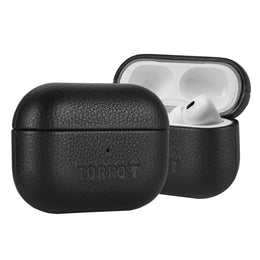 Black Leather AirPods Pro (3rd Gen) Case