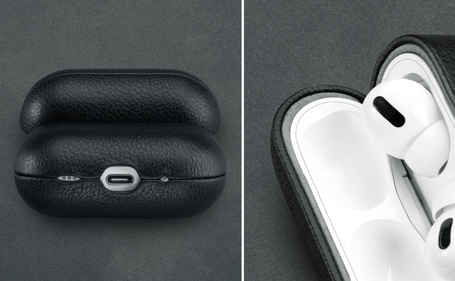 Custodia in pelle per Apple AirPods Pro 3 (3a generazione) Feature Focus