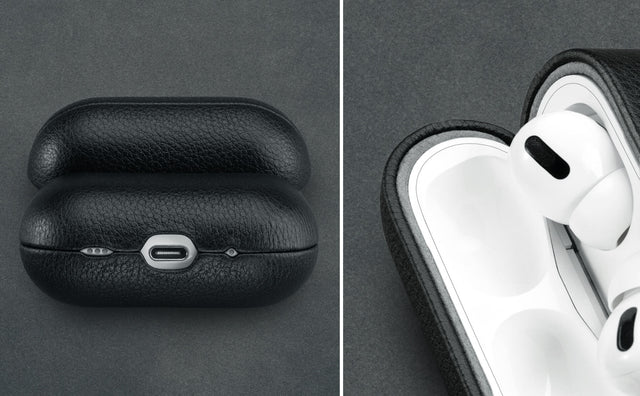 Cover in Pelle per Apple AirPods Pro (2a e 1a generazione) Feature Focus