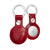 Portachiavi in Pelle per AirTag - Rosso