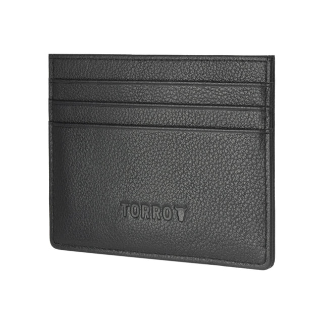 Black Leather Credit Card Holder