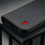 Black with Red Detail Leather Cse for Google Pixel 10 / 10 Pro.