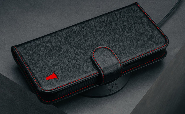 Cover in Pelle per Google Pixel 9/9 Pro (con funzione supporto) Feature Focus