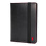 Black Leather (with Red Stitching) Stand Case for iPad 10.2