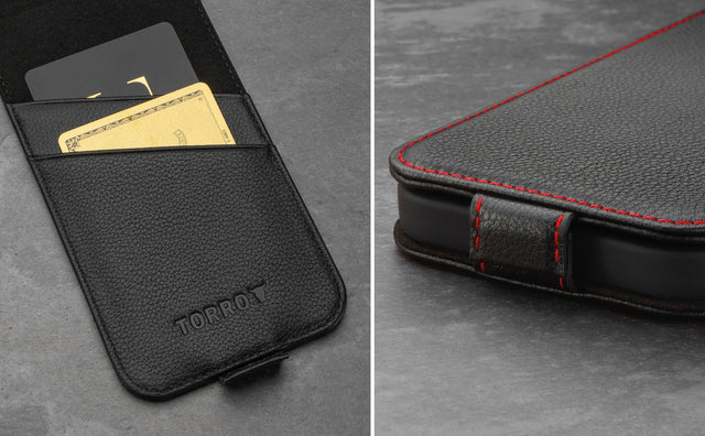 Cover a Libro in Pelle per iPhone 12/12 Pro (MagSafe) Feature Focus