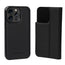 Black Leather Bumper Case (with detachable cover) for iPhone 14 Pro