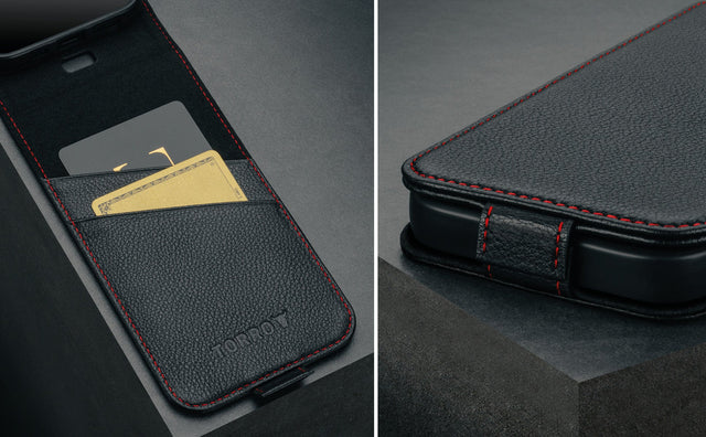 Cover a Libro in Pelle per iPhone 16 Pro (MagSafe) Feature Focus