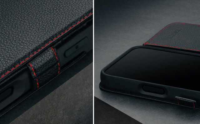 Cover in Pelle per iPhone 16 Plus (MagSafe) Feature Focus
