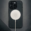 Black Leather Slimline Bumper Case for iPhone 16 Pro Max