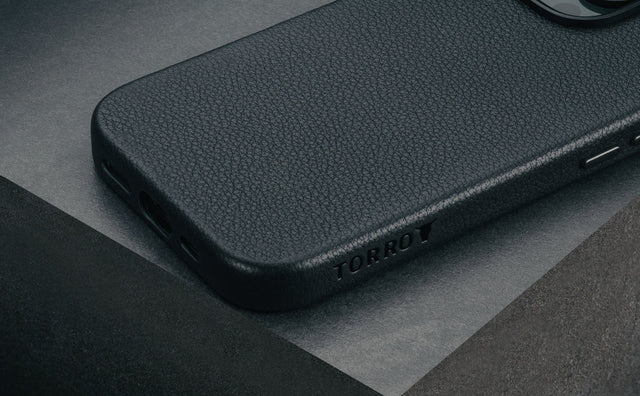 Cover Bumper in Pelle per iPhone 16 Pro (MagSafe) Feature Focus