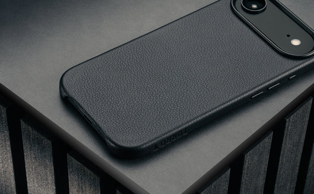 Cover bumper in pelle per iPhone Air (compatibile MagSafe) Feature Focus