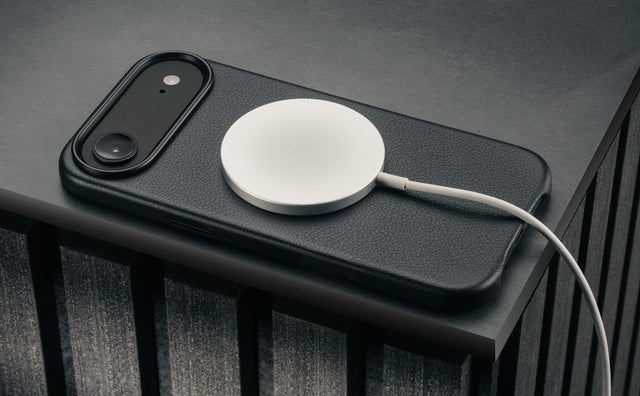 Cover bumper in pelle per iPhone Air (compatibile MagSafe) Feature Focus