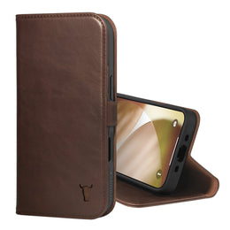 Dark Brown Leather Case for iPhone 17 Air