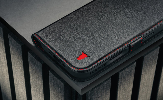 Cover in pelle per iPhone Air (con ricarica MagSafe) Feature Focus