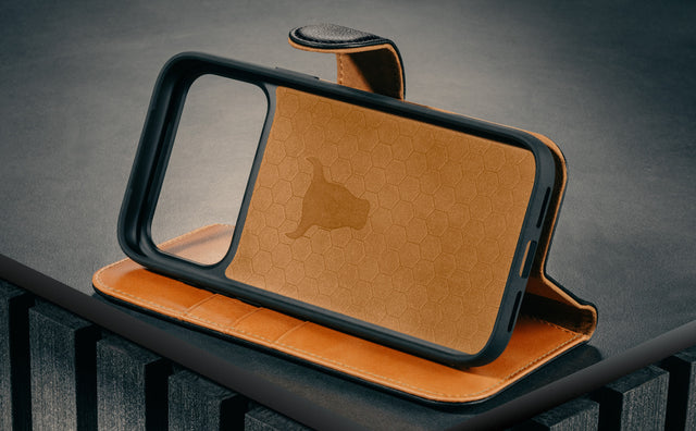 Cover in pelle per iPhone 17 Pro Max (con cover rimovibile e compatibile con MagSafe) Feature Focus