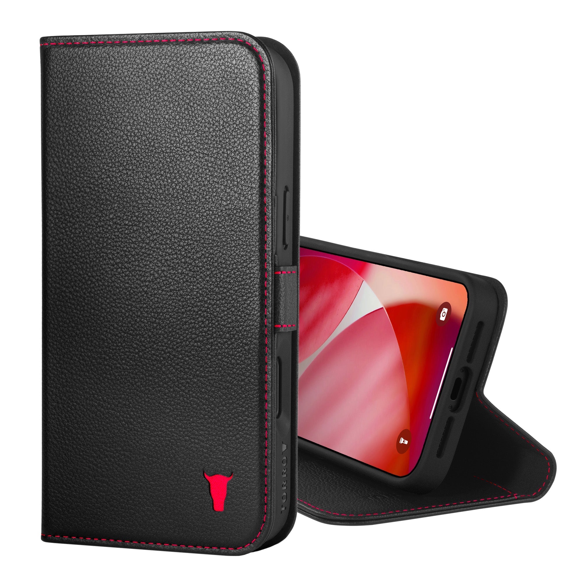 Custodia Topme In Silicone TPU Per IPhone 17 Pro Max 6,9", Morbida E Leggera, Protezione Rialzata Per Schermo E Fotocamera, Rossa