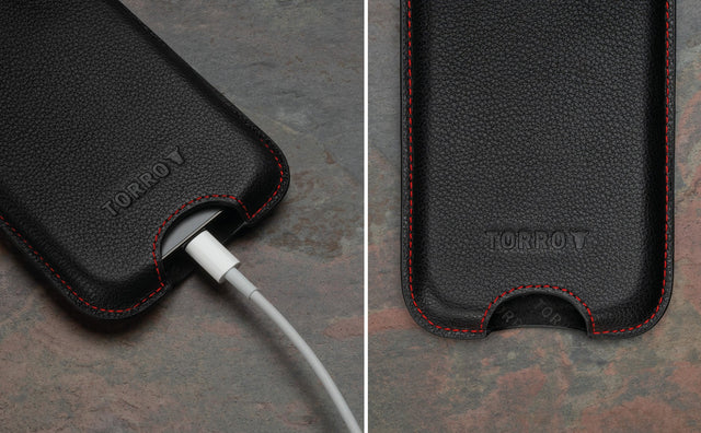 Cover in Pelle per iPhone (6,7/6,9 pollici) Feature Focus