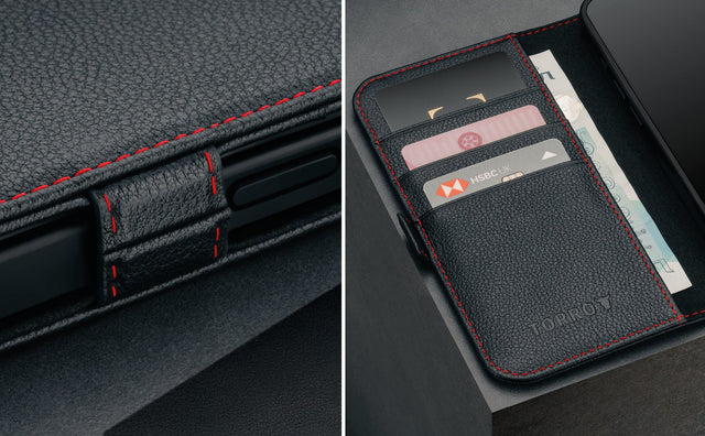 Cover in Pelle per iPhone 17e / 16e Feature Focus