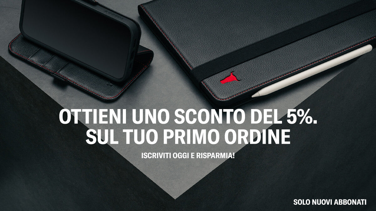 Ottieni uno sconto del 5% quando ti registri