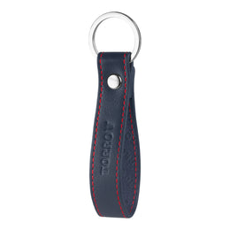 Navy Blue Leather (with Red Stitching) Keyring