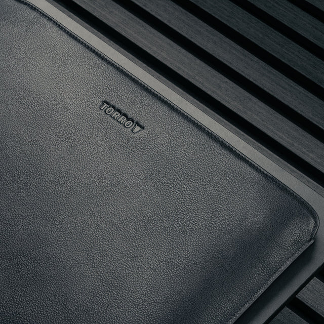 Nero Custodia in pelle per MacBook / Laptop