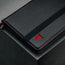 Inside of the Black Leather (with Red Stitching) Passport Holder