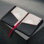 Inside of the Black Leather (with Red Stitching) Passport Holder