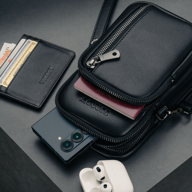 Portafoglio per telefono in pelle vegana, borsa a tracolla in pelle per telefono, piccola custodia con cerniera per telefono, elegante borsa da città, regalo per lei per San Valentino - Italia Portafoglio per telefono in pelle vegana, borsa a tracolla in pelle per telefono, piccola custodia con cerniera per telefono, elegante borsa da città, regalo per lei per San Valentino - Italia