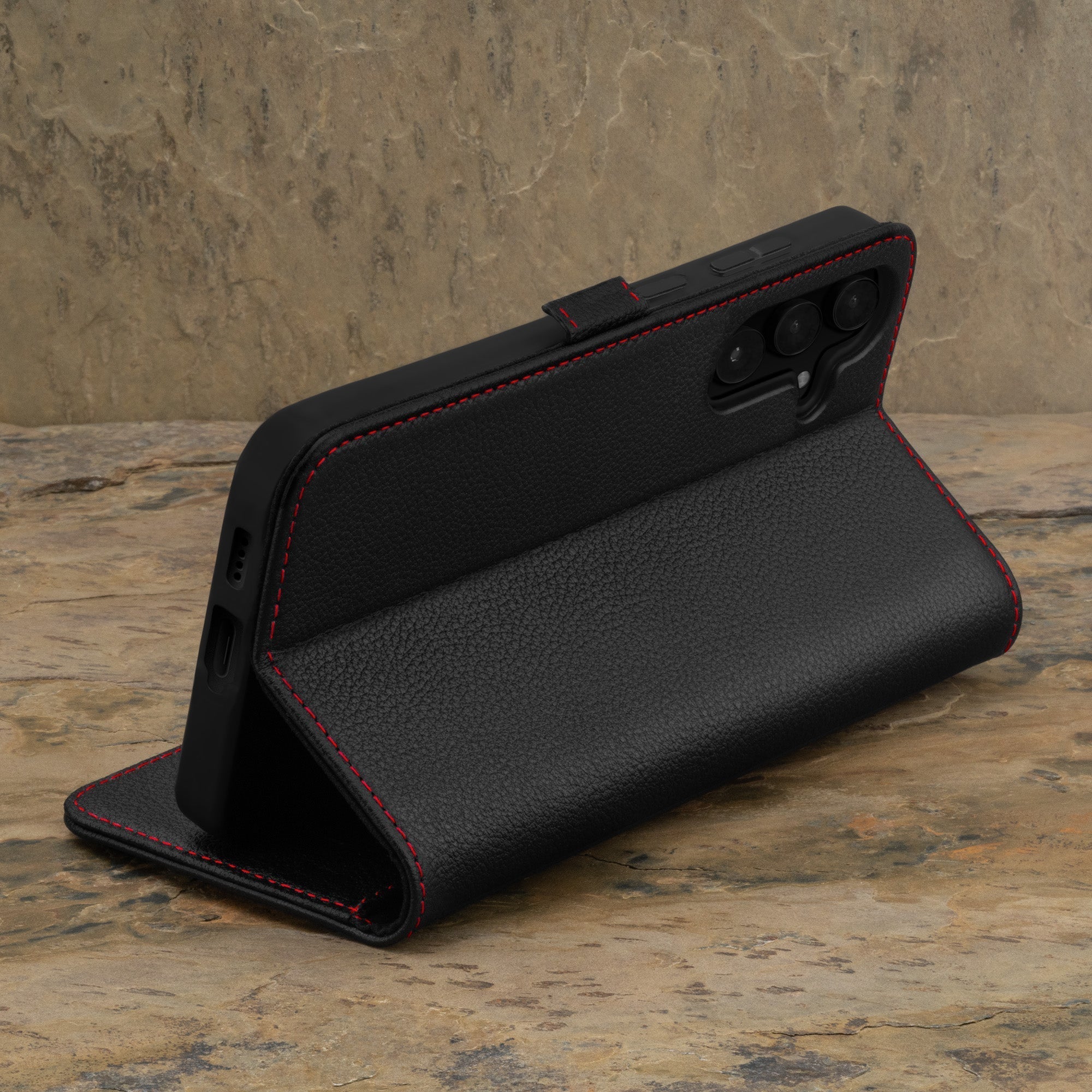 Uposao Custodia Flip In Vera Pelle Per Samsung Galaxy A50 – Borsa A Tracolla Portafoglio Con Cerniera, Supporto Integrato, Rosa Oro