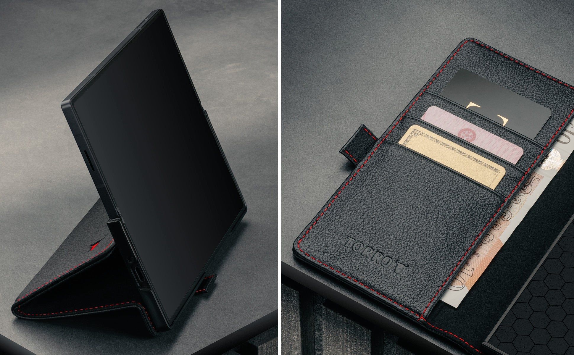 Custodia Per Galaxy Z Fold7, Leggera, Ultrasottile, Con Protezione Schermo Integrata E Anello Rotante (nero)