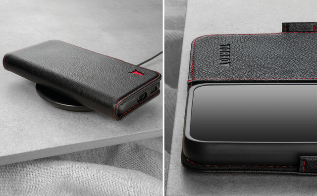 Cover in Pelle per Galaxy S22 (con funzione supporto) Feature Focus