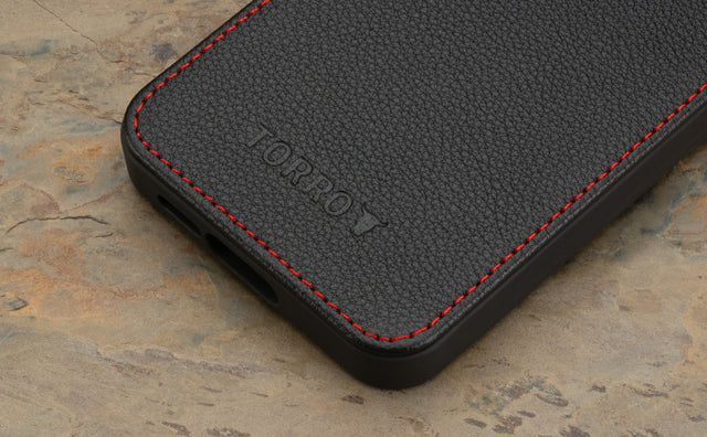 Cover Bumper in Pelle per Galaxy S24 Feature Focus