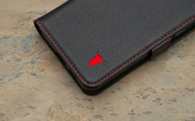 Cover in Pelle per Galaxy S24+ (con funzione supporto) Feature Focus