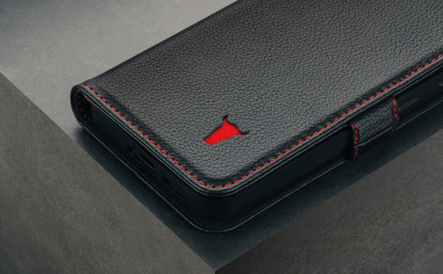 Cover in Pelle per Galaxy S25 (con funzione supporto) Feature Focus