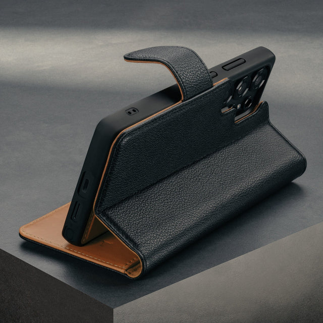 Custodia in vera pelle per iPhone XR (6.1), con linguetta di Custodia in vera pelle per iPhone XR (6.1), con linguetta di