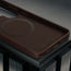 Microfibre lining in the Dark Brown Leather Bumper Case for Galaxy S26 Ultra