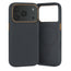 Black with Gold Detail Woven Texture Bumper Case for iPhone 17 Pro