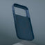 Buttons and inside of the Blue Woven Texture Bumper Case for iPhone 17 Pro